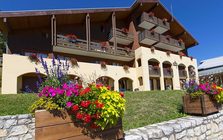 Résidence Beauregard à Valmorel - extérieur été