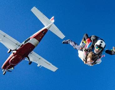 Saut en parachute