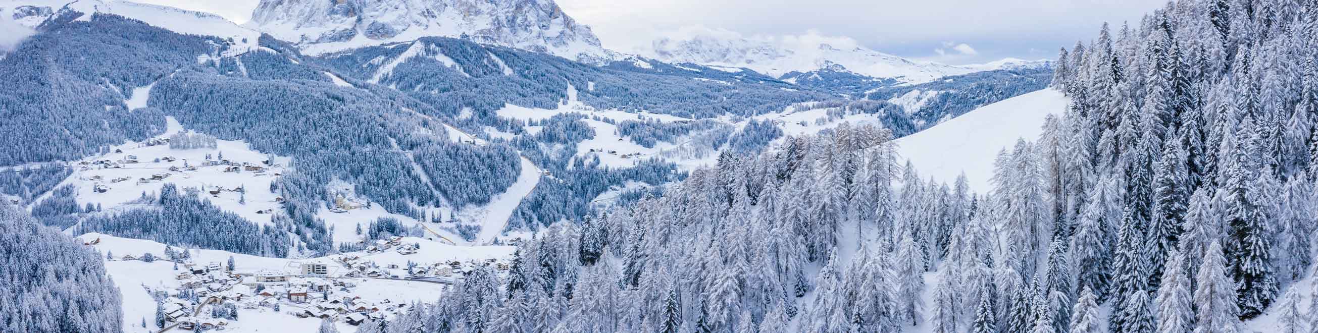 Illustration Ax les thermes en hiver