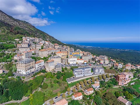 Cervione et sa vue mer