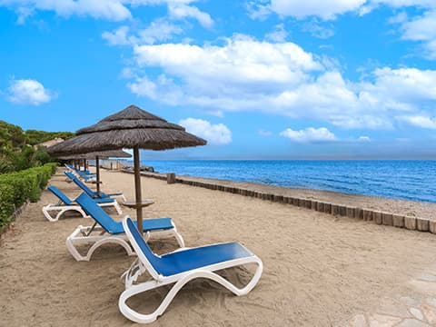 Accès direct à la plage 