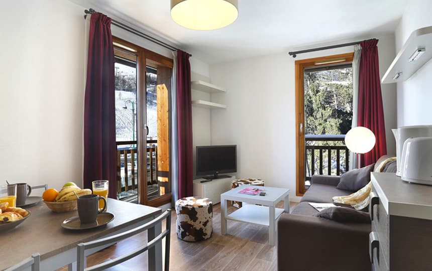 Résidence Au coeur des Ours aux 2 Alpes - Appartement 3P6