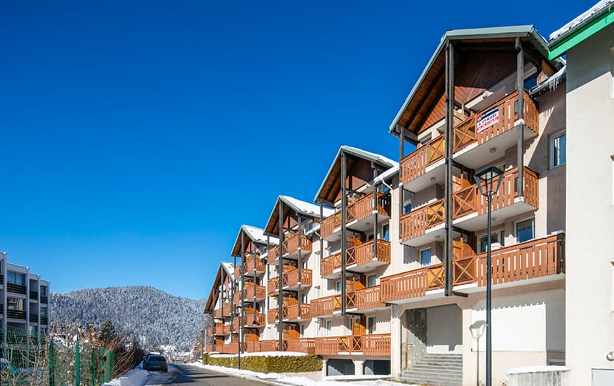 Résidence La Croix Margot à Villard de lans - extérieur hiver