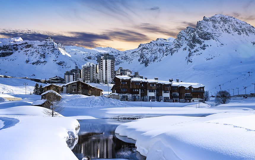 Résidence Le Borsat IV à Tignes - extérieur hiver