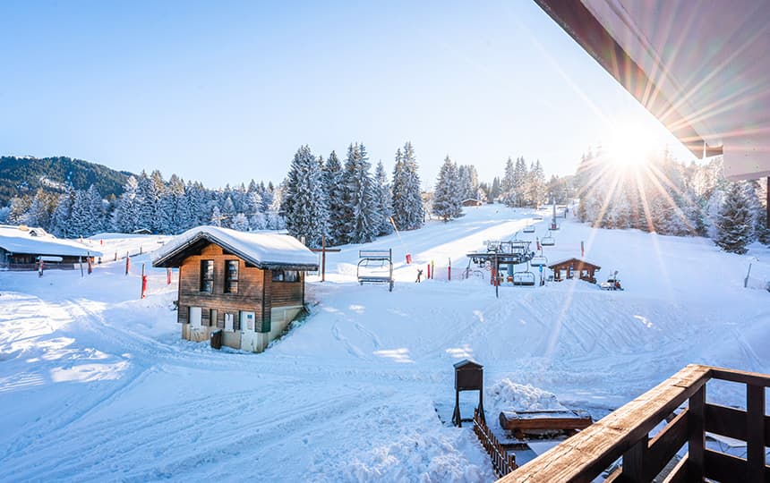 Grand Morillon à Morillon - Appartement 2 pièces 5 personnes vue montagne