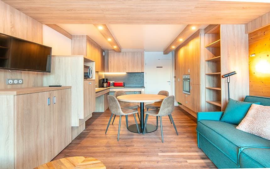 Résidence Beauregard à Doucy / Valmorel - Appartement 2 pièces 6 personnes Mezzanine