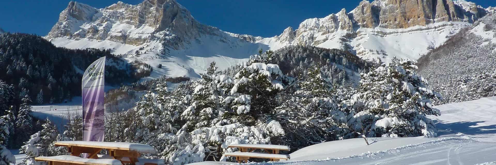 Gresse en Vercors en hiver ©OT Gresse