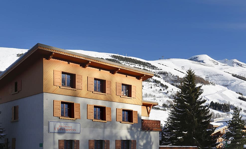 Résidence Edelweiss Les 2 Alpes en hiver