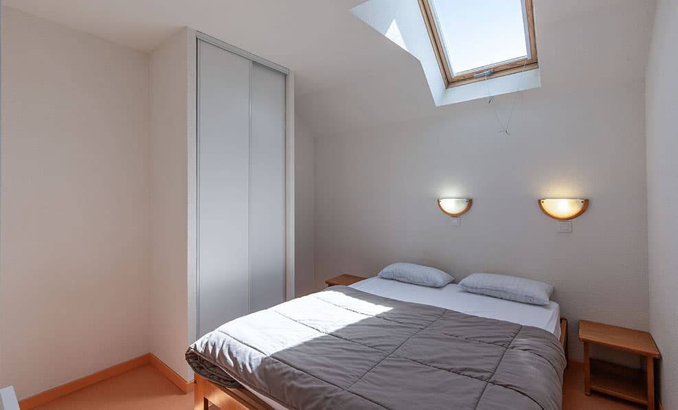 Chambre avec lit double Résidence Les Balcons du Soleil 2P6N