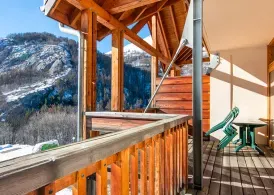 Résidence Le Hameau de Valloire - balcon 2P6