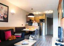 Résidence Village Montana Thorens**** - Séjour d'un appartement 2 pièces 4 personnes