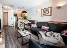 Résidence Village Montana Thorens**** - Séjour d'un appartement 2 pièces 4 personnes