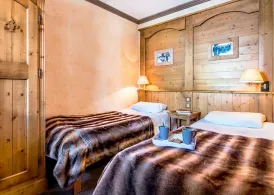 Résidence Village Montana Tignes**** - Chambre d'appartement 3 pièces 6 personnes