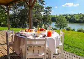 Le Domaine des Monédières**** à Meyrignac L'Église - Chalet 3 pièces 6 personnes vue lac