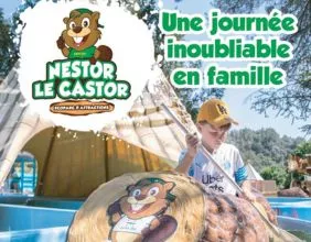 Parc d'attraction nestor le castor en Vaucluse, près de la Sorgue