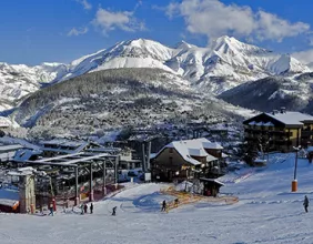 Station de ski La Foux d'Allos vue depuis la résidence les chalets du verdon vacancéol