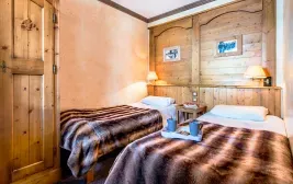 Résidence Village Montana Tignes**** - Chambre d'appartement 3 pièces 6 personnes