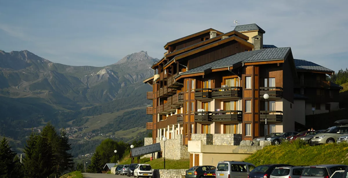 Residence Le Sappey in Valmorel in summer