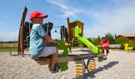 Le Domaine du Lac in Chateauneuf sur isere - Children's playground