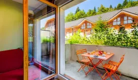 Résidence Les Balcons d'Aix à La Féclaz - balcon