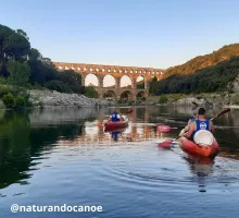 Idées d'une semaine de vacances type au Pont du Gard - ©naturandocanoe