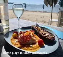 restaurant Côté Plage à La Londe les Maures