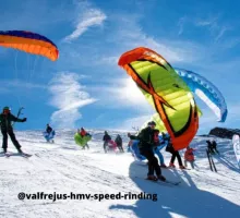 Speed riding : ski parapente à Valfréjus