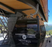 Télécabines Skyvall à Peyragudes en été