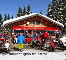 Restaurant l'Igloo à Morillon - Les Carroz