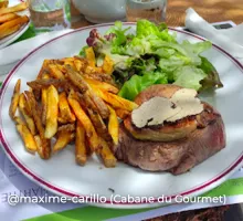 Restaurant La Cabane du Gourmet à La Foux d'Allos. Crédit Photo : Maxime Carillo