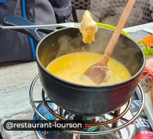 Restaurant l'Ourson Orcières Merlette 1850 fondue