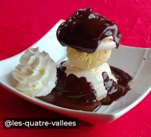 Restaurant Les Quatre Vallées au Mont Revard, dessert "Le Cèpe"