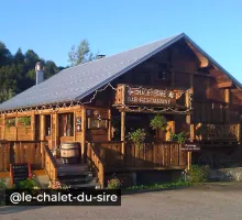 Restaurant Le Chalet du Sire à La Féclaz, bâtiment extérieur façon chalet