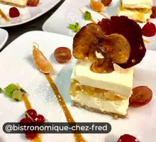 Restaurant bistronomique Chez Fred à Valloire, dessert