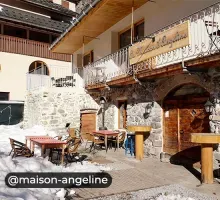 Restaurant la Maison d'Angeline à Valloire, extérieur