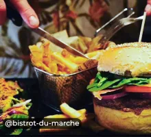 Restaurant Le Bistrot du Marché à Dinan, burger
