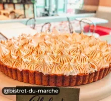 Restaurant Le Bistrot du Marché à Dinan, tarte au citron meringuée