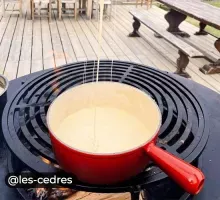 Restaurant Les Cèdres à Saint-Sorlin-d'Arves fondue