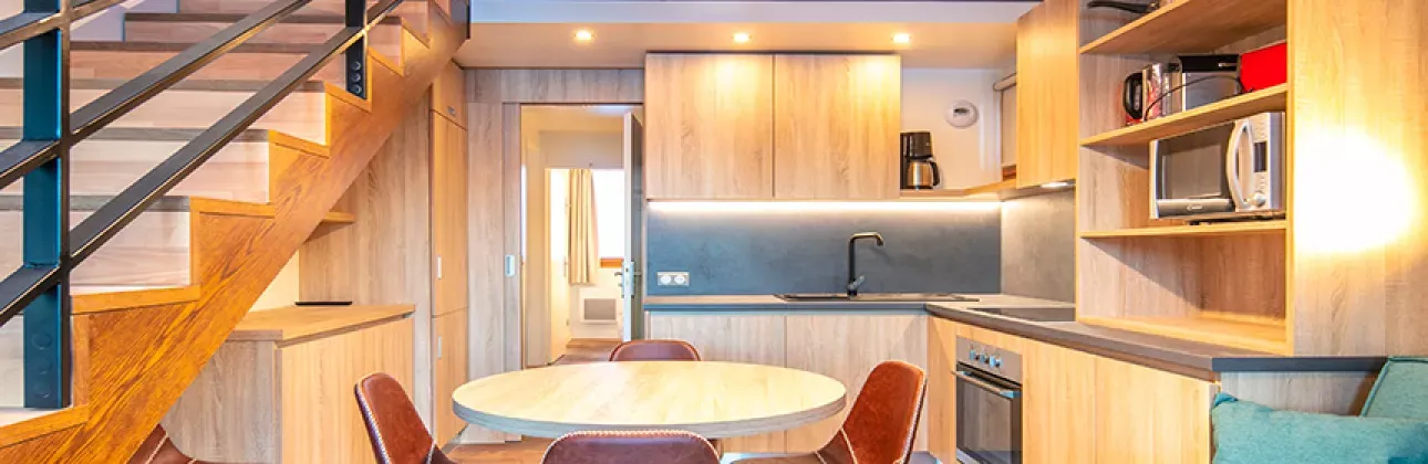 Résidence Beauregard à Doucy / Valmorel - Appartement 2 pièces 5 personnes PMR